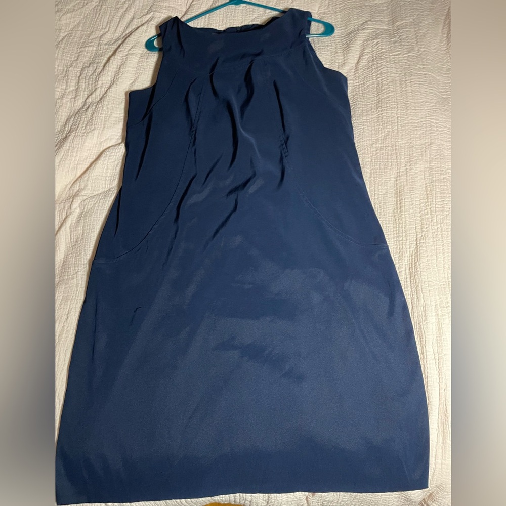 Alex Limited size 16 navy blue shift dress